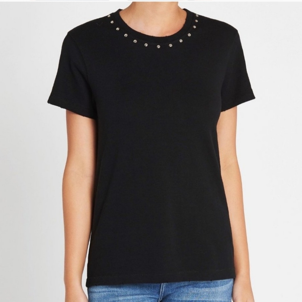 Current/Elliott glitter rock tee In Black Size Small